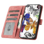 Husă tip carte cu model fluturi pentru iPhone 17 - roz