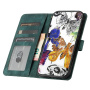 Husă tip carte cu model cu fluturi pentru iPhone 17 - petrol