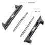 Set de catarame metalice de schimb cu 3 lățimi pentru Apple Watch Ultra 49mm / 46mm / 45mm / 44mm / 42mm - 3 buc - negru