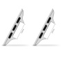 Set de catarame metalice de schimb cu 3 lățimi pentru Apple Watch Ultra 49mm / 46mm / 45mm / 44mm / 42mm - 3 buc - argintiu