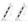 Set de catarame metalice de schimb cu 3 lățimi pentru Apple Watch Ultra 49mm / 46mm / 45mm / 44mm / 42mm - 3 buc - argintiu