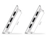 Set de catarame metalice de schimb cu 3 lățimi pentru Apple Watch Ultra 49mm / 46mm / 45mm / 44mm / 42mm - 3 buc - argintiu