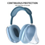 AhaStyle huse transparente pentru căști pentru AirPods Max 1 / 2 - albastre
