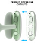 AhaStyle huse transparente pentru căști pentru AirPods Max 1 / 2 - verzi