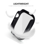 ENKAY carcasă metalică cu sticlă securizată pentru Apple Watch 42mm (Series 10 / 11) - argintiu