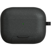 Husă cu suport pliabil și carabină pentru AirPods Pro 3 - gri închis
