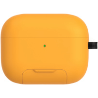 Husă cu suport rabatabil și carabină pentru AirPods Pro 3 - galben