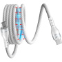 ENKAY cablu de date și încărcare magnetic împletit - USB-C la USB-C - 1 m - alb