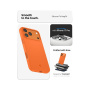 Spigen Silicone Fit husă din silicon cu MagSafe pentru iPhone 17 Pro - portocaliu