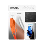 Spigen Silicone Fit husă din silicon cu MagSafe pentru iPhone 17 Pro - portocaliu