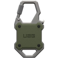 UAG Monarch husă super rezistentă cu carabină pentru AirTag 1 / 2 - olivă
