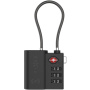 FIXED Tag Lock localizator smart în stil de lacăt cu cifru cu suport Find My și TSA pentru fixare pe valiză - negru