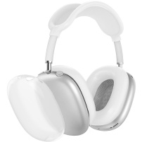 Husă din silicon translucidă 4în1 pentru AirPods Max 1 / 2 - albă
