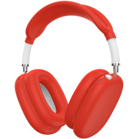 AhaStyle husă din silicon 4în1 pentru AirPods Max 1 / 2 - roșu