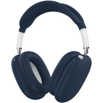 AhaStyle 4 în 1 husă din silicon pentru AirPods Max 1 / 2 - albastru închis
