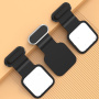 Dop autoadeziv anti-praf pentru conectorul Lightning pentru dispozitive Apple - 3 buc. - negru