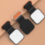 Dop de praf autoadeziv pentru conectorul Lightning pentru dispozitive Apple - 3 buc - portocaliu