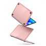 DUX DUCIS LCGB Series husă mată transparentă pentru MacBook Neo (A3404) - roz