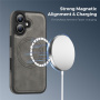 Husă de protecție din piele PU cu MagSafe pentru iPhone 17 - gri