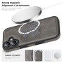 Husă de protecție din piele PU cu MagSafe pentru iPhone 17 - gri