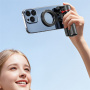 CYKE F08 mini Bluetooth Selfie stick cu tripod și prindere MagSafe pentru iPhone - negru