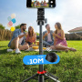ESSAGER ES-F07 mini Bluetooth Selfie stick cu tripod pentru iPhone - negru