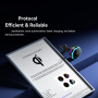 ESSAGER ES-T13 suport magnetic auto pentru grila de ventilație cu încărcare wireless pentru iPhone - negru
