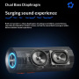 WEKOME WD-12 boxă Bluetooth fără fir cu iluminare - mov