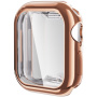 Carcasă ENKAY din plastic moale cu protecție pentru ecran pentru Apple Watch 42mm (Series 10 / 11) - roz auriu