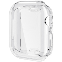 ENKAY husă din plastic moale cu protecție pentru ecran pentru Apple Watch 42mm (Series 10 / 11) - transparentă