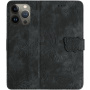 Husă tip carte cu model cu fluturi pentru iPhone 13 Pro - gri închis