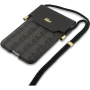 Lacoste Blend Monogram Metal Logo geantă universală pentru iPhone - maro
