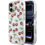Husă Guess IML Glitter Cherry cu MagSafe pentru iPhone 17 - cireșe