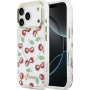 Huză Guess IML Glitter Cherry cu MagSafe pentru iPhone 17 Pro - cireșe