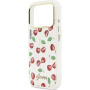 Huză Guess IML Glitter Cherry cu MagSafe pentru iPhone 17 Pro - cireșe