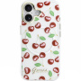 Husă Guess IML Glitter Cherry cu MagSafe pentru iPhone 17 - cireșe