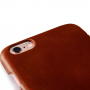 Husă ICARER, din piele naturală, pentru iPhone 6s - maro