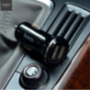 Încărcător auto HOCO, cu două porturi USB + conector lightning, pentru Apple iPhone / iPad / iPod - negru