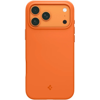 Spigen Silicone Fit husă din silicon cu MagSafe pentru iPhone 17 Pro - portocaliu