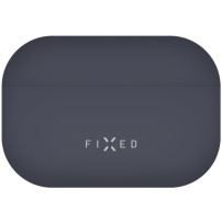 FIXED Silky husă din silicon ultrasubțire pentru AirPods Pro 3 - albastru închis