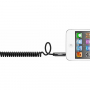 Cablu audio Belkin Mixit, răsucit pentru iPhone / iPad / iPod - 1,8m - negru