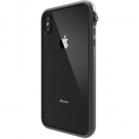 Carcasă Catalyst Impact, cu ramă neagră, pentru Apple iPhone XS Max - transparent