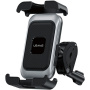 USAMS ZJ082 suport pentru bicicletă și motocicletă pe ghidon și oglindă retrovizoare pentru iPhone - negru-argintiu