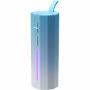 WEKOME WD-12 boxă Bluetooth wireless cu iluminare - albastru