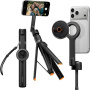 Spigen S582W Selfie stick panoramic Bluetooth cu tripod și prindere MagSafe pentru iPhone - negru