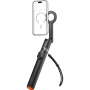 Spigen S582W Selfie stick panoramic Bluetooth cu tripod și prindere MagSafe pentru iPhone - negru