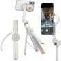 Spigen S582W selfie stick panoramic Bluetooth cu tripod și prindere MagSafe pentru iPhone - bej