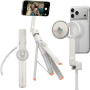 Spigen S582W selfie stick panoramic Bluetooth cu tripod și prindere MagSafe pentru iPhone - bej