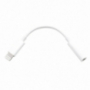 Reducţie Lightning la jack 3,5 mm, pentru iPhone - albă