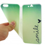 Husă din cauciuc, cu deschidere flip, pentru iPhone 6 / 6S – smile